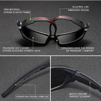 Cool Fashion Sports Polarized Sunglasses - Vintage Driving Sun Glasses - Golonzo -                                                                             