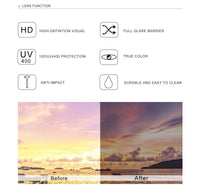 Cool Fashion Sports Polarized Sunglasses - Vintage Driving Sun Glasses - Golonzo -                                                                             