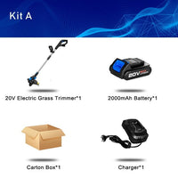 Cordless Electric Grass Trimmer - Golonzo -                                                                             