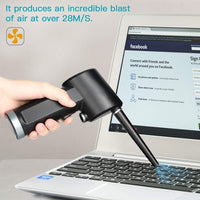 Cordless Rechargeable Air Duster for Computer Cleaning - Golonzo -                                                                             