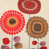 Cotton Linen Flower Pattern Throw Pillow Cushion Cover - Golonzo -                                                                             