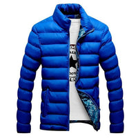 Cotton Padded Thick Jackets - Slim Fit Long Sleeve Quilted Coats - Golonzo -                                                                             