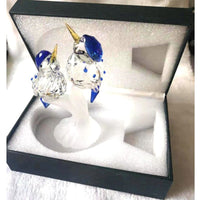 Couple Bird Crystal Crafts Glass - Golonzo -                                                                             