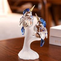 Couple Bird Crystal Crafts Glass - Golonzo -                                                                             