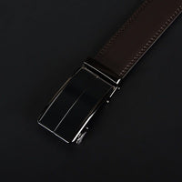 Cow Genuine Leather Men's Belt - Cowhide Strap Automatic Buckle Belts - Golonzo -                                                                             