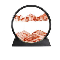 Creative 3D Glass Sandscape In Motion Hourglass Moving Sand Frame Art Picture - Golonzo -                                                                             