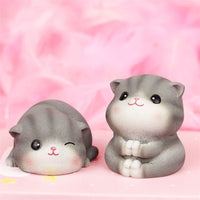 Creative Cat Resin Statue  Decor For Car Desk - Golonzo -                                                                             