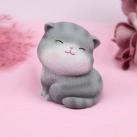 Creative Cat Resin Statue  Decor For Car Desk - Golonzo -                                                                             