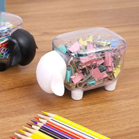 Creative Cotton Swab Box Transparent Sheep Storage - Golonzo -                                                                             