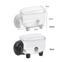 Creative Cotton Swab Box Transparent Sheep Storage - Golonzo -                                                                             