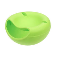 Creative Shape Lazy Snack Bowl Plastic Double Layers - Golonzo -                                                                             