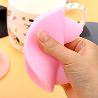 Cute Anti dust Silicone Cup Cover Cats Ears - Golonzo -                                                                             