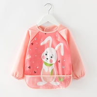 Cute Cartoon Baby Bibs Waterproof Infant Eating with Pocket - Golonzo -                                                                             