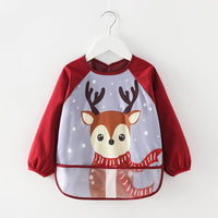 Cute Cartoon Baby Bibs Waterproof Infant Eating with Pocket - Golonzo -                                                                             