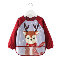 Cute Cartoon Baby Bibs Waterproof Infant Eating with Pocket - Golonzo -                                                                             