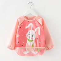 Cute Cartoon Baby Bibs Waterproof Infant Eating with Pocket - Golonzo -                                                                             
