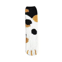 Cute Cat Paw Fluffy Winter Socks - Golonzo -                                                                             