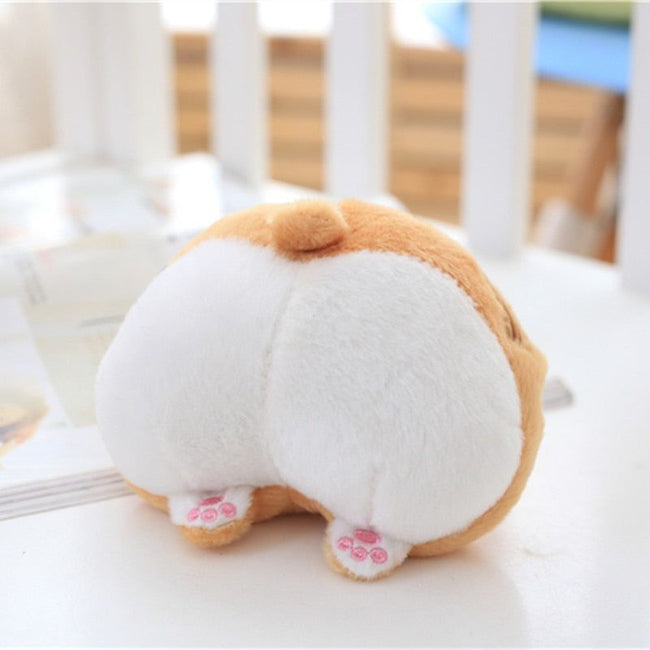 Cute Corgi Sexy Butt Coin Bag - Kawaii Soft Purse Wallet - Golonzo -                                                                             