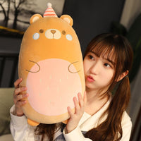 Cute Elastic Animal Toy Plush Stuffed Pillows - Golonzo -                                                                             