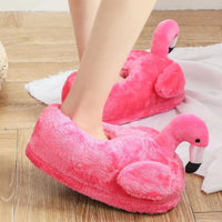 Cute Flamingo Slippers - Golonzo -                                                                             