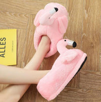 Cute Flamingo Slippers - Golonzo -                                                                             
