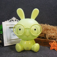 Cute Glasses Rabbit Night Light - Golonzo -                                                                             