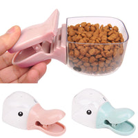 Cute Pet Food Scoop Plastic Duckbilled Multi Purpose Pet Feeder - Golonzo -                                                                             