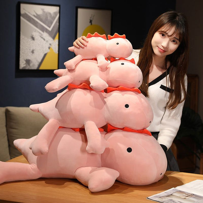 Cute Sleeping Dinosaur Plush Pillow - Golonzo -                                                                             