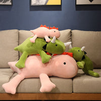 Cute Sleeping Dinosaur Plush Pillow - Golonzo -                                                                             