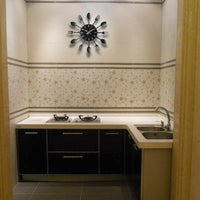 Cutlery Metal Kitchen Wall Clock - Golonzo -                                                                             