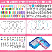 DIY Jewerly Charm Bracelet Necklaces Making Kit - Golonzo -                                                                             