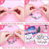 DIY Jewerly Charm Bracelet Necklaces Making Kit - Golonzo -                                                                             