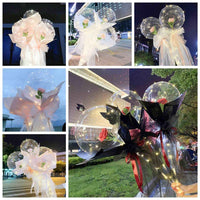 DIY LED Light Rose Balloons Bouquet - Golonzo -                                                                             