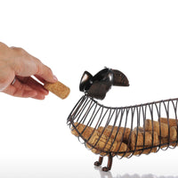 Dachshund Wine Cork Container - Golonzo -                                                                             