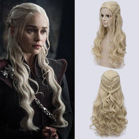Daenerys Targaryen Wig l Game of Thrones Fans Cosplay Wig - Golonzo -                                                                             