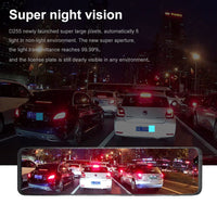 Dash Cam 4K Car Video recorder 12'' Rearview Car Mirror - Golonzo -                                                                             