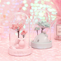 Deer Night Light Resin Floral Lamps - Golonzo -                                                                             