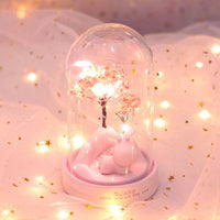 Deer Night Light Resin Floral Lamps - Golonzo -                                                                             