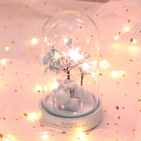 Deer Night Light Resin Floral Lamps - Golonzo -                                                                             