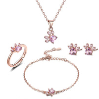 Deluxe Cat's Paw Jewelry Set - Golonzo -                                                                             