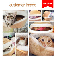 Deluxe Hamburger Cat Bed - Golonzo -                                                                             