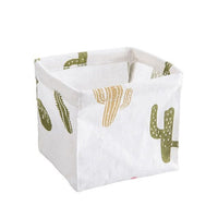 Desktop Storage Box - Plant Printing Waterproof Organizer - Golonzo -                                                                             