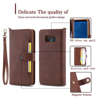Detachable Leather Wallet Phone Flip Case for Samsung - Golonzo -                                                                             