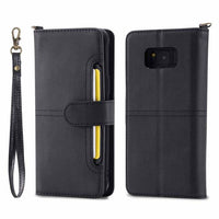 Detachable Leather Wallet Phone Flip Case for Samsung - Golonzo -                                                                             
