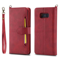 Detachable Leather Wallet Phone Flip Case for Samsung - Golonzo -                                                                             