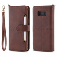 Detachable Leather Wallet Phone Flip Case for Samsung - Golonzo -                                                                             