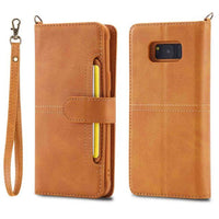 Detachable Leather Wallet Phone Flip Case for Samsung - Golonzo -                                                                             
