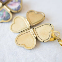 Diy Jewelry Vintage Heart Shaped 4 layer Photo Locket - Golonzo -                                                                             