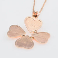 Diy Jewelry Vintage Heart Shaped 4 layer Photo Locket - Golonzo -                                                                             
