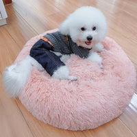 Comfy Plush Cat/Dog Bed - Warm Marshmallow Bed - Golonzo -                                                                             